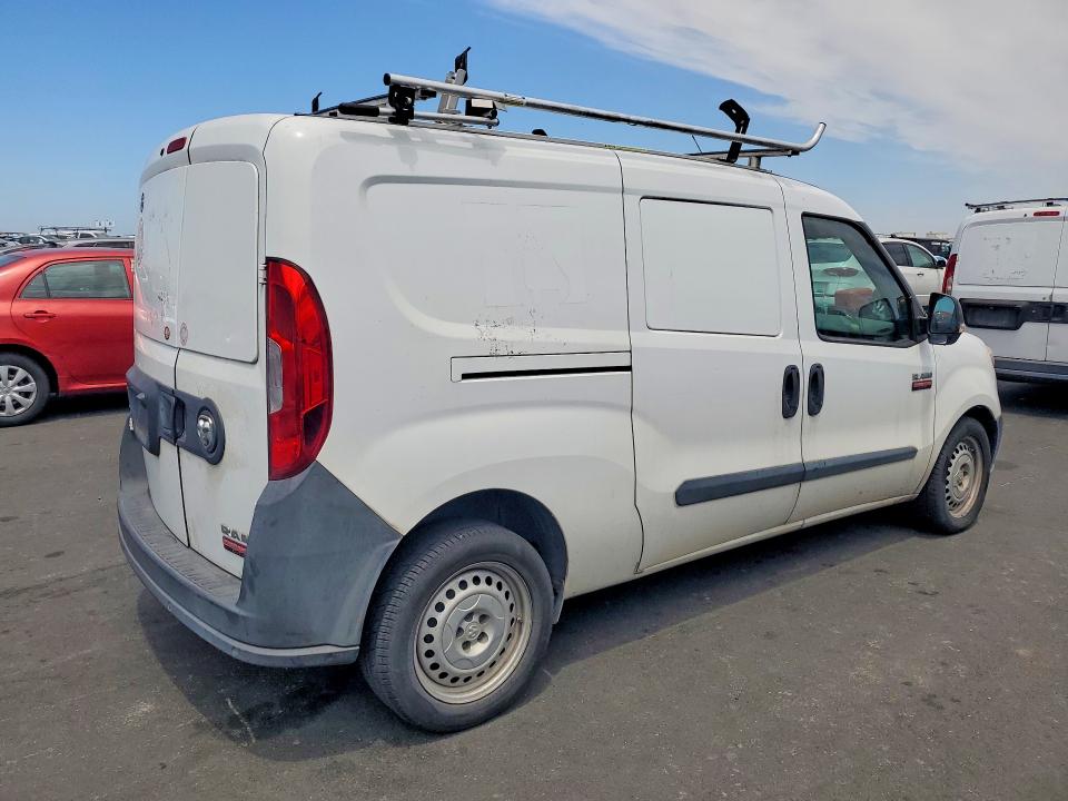 2017 Ram Promaster city VIN ZFBERFAB9H6D33665 COPART salvage auction — MINOR DENT/SCRATCHES, Ca - Dis/Dlr/Exp Only Clean Title, sold $600 on 2026-07-20 (photo 3)