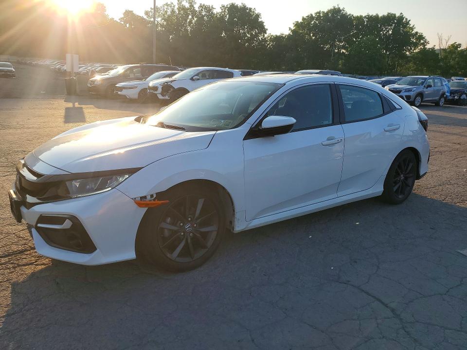 2021 Honda Civic VIN SHHFK7H62MU401030 COPART salvage auction — FRONT END, Ny - Mv-907A Salvage Certificate, sold $3,500 on 2026-07-28 (photo 1)