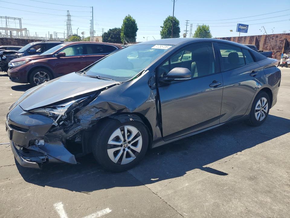 2016 Toyota Prius VIN JTDKARFU2G3017394 COPART salvage auction — FRONT END, CA - SALVAGE CERTIFICATE, sold $3,100 on 2026-07-29 (photo 1)