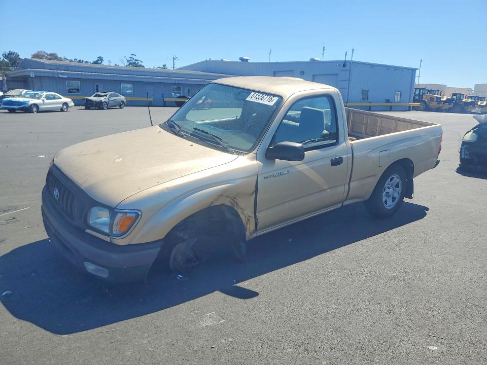 2002 Toyota Tacoma VIN 5TENL42N12Z000556 COPART salvage auction — FRONT END, Ca - Salvage Certificate, sold $900 on 2026-07-22 (photo 1)