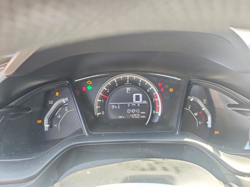2018 Honda Civic VIN SHHFK7H26JU433035 COPART salvage auction — FRONT END, Ga - Certificate Of Title, sold $5,700 on 2026-07-06 (photo 9)