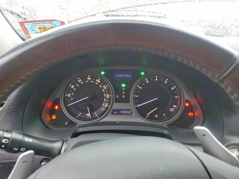 2007 Lexus Is 250 VIN JTHCK262175013248 COPART salvage auction — WATER/FLOOD, NJ - CERT OF TITLE-SALVAGE FLOOD (P), sold $125 on 2026-07-28 (photo 9)