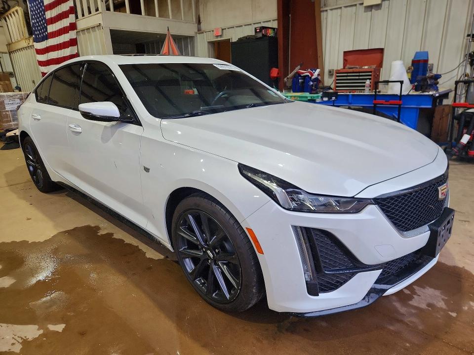 2021 Cadillac Ct5 VIN 1G6DP5RK7M0147729 COPART salvage auction — MECHANICAL, LA - CERT OF TITLE-SALVAGE, sold $9,300 on 2026-09-04 (photo 4)