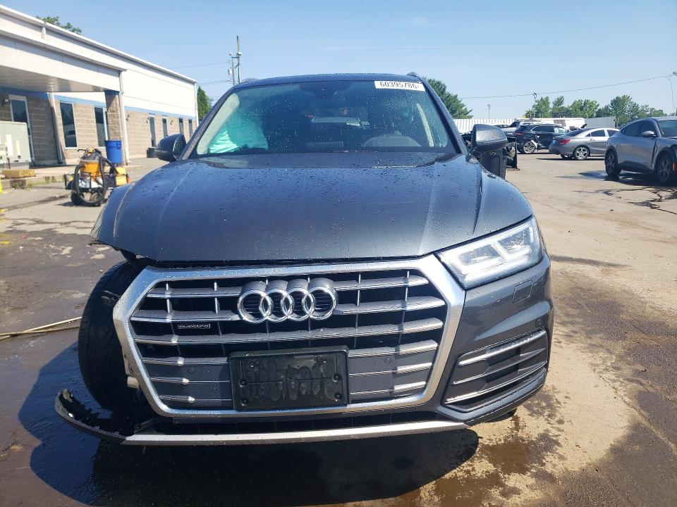 2018 Audi Q5 VIN WA1BNAFY0J2240131 COPART salvage auction — FRONT END, Ct - Cert Of Title-Salvage, sold $475 on 2026-07-28 (photo 5)