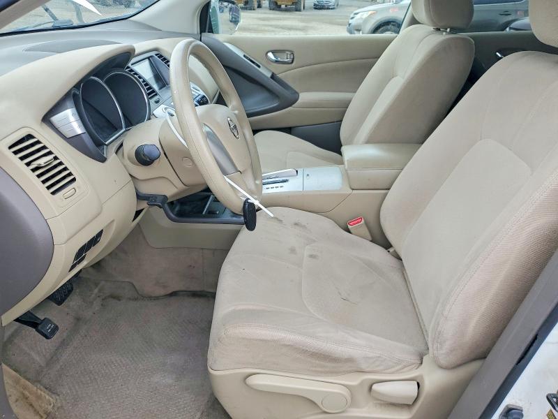 2011 Nissan Murano VIN JN8AZ1MW5BW187240 COPART salvage auction — FRONT END, Pa - Certificate Of Salvage, sold $425 on 2026-07-10 (photo 7)