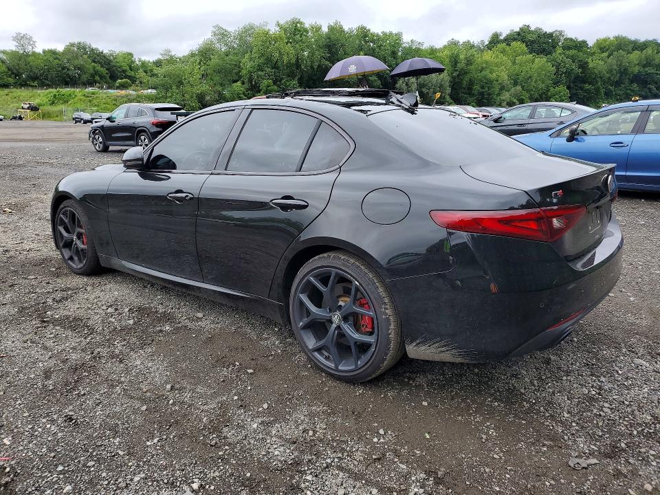 2020 Alfa romeo Giulia VIN ZARFANBN6L7632449 COPART salvage auction — ROOF, Ny - Mv-907A Salvage Certificate, sold $7,700 on 2026-08-10 (photo 2)