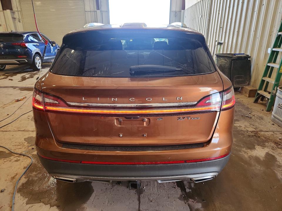 2019 Lincoln Nautilus VIN 2LMPJ9JP8KBL53177 COPART salvage auction — FRONT END, Wi - Certificate Of Title, sold $7,000 on 2026-07-24 (photo 6)