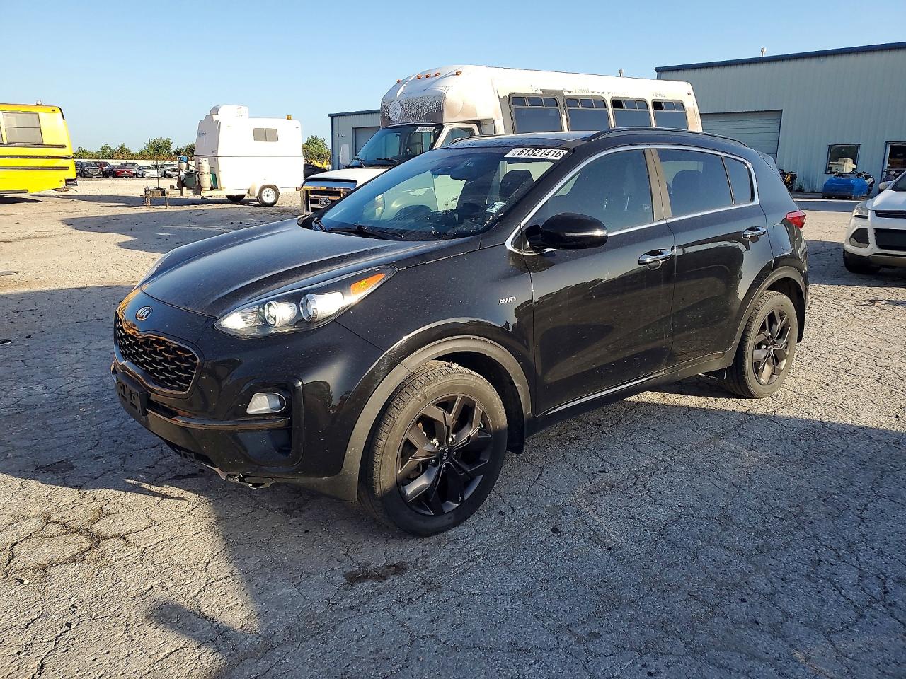 2020 Kia Sportage VIN KNDP6CACXL7637545 COPART salvage auction — Front End, KS - CERTIFICATE OF TITLE, sold $4,350 on 2026-09-03 (photo 1)