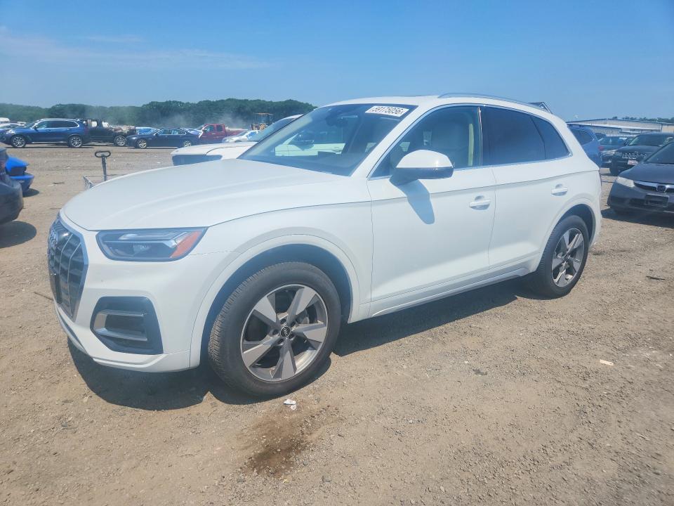 2023 Audi Q5 VIN WA1ABAFY9P2081039 COPART salvage auction — WATER/FLOOD, Ma - Cert Of Title-Salvage, sold $12,700 on 2026-07-22 (photo 1)