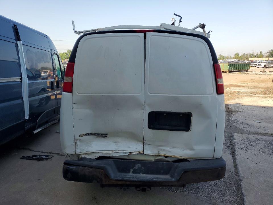 2013 Chevrolet Express VIN 1GCWGGCG4D1160728 COPART salvage auction — REAR END, Mi - Certificate Of Title, sold $225 on 2026-08-03 (photo 6)
