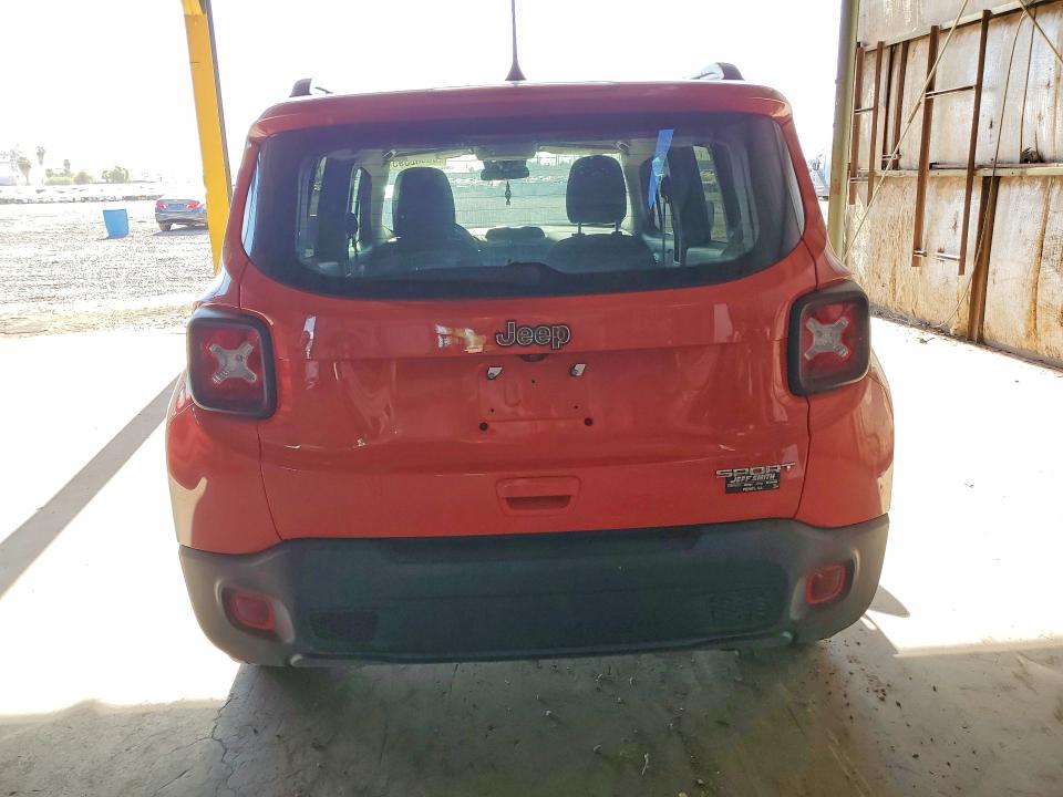 2020 Jeep Renegade VIN ZACNJAAB4LPL72543 COPART salvage auction — MECHANICAL, AZ - CERTIFICATE OF TITLE, sold $175 on 2026-07-29 (photo 6)