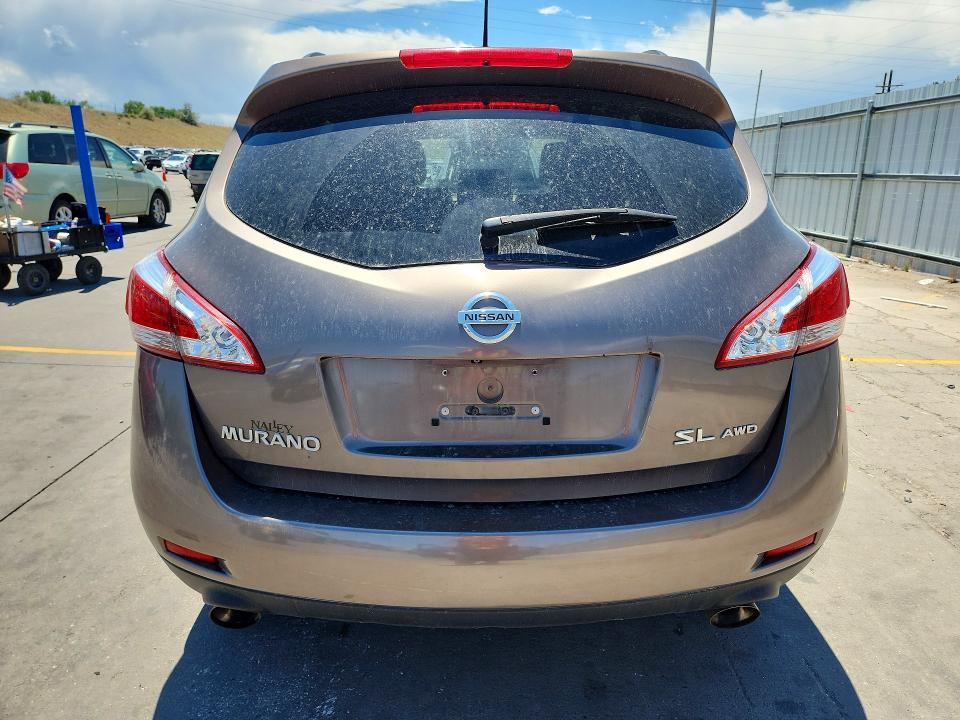 2011 Nissan Murano VIN JN8AZ1MW5BW181616 COPART salvage auction — FRONT END, CO - PUBLIC - SALVAGE TITLE, sold $275 on 2026-07-29 (photo 6)