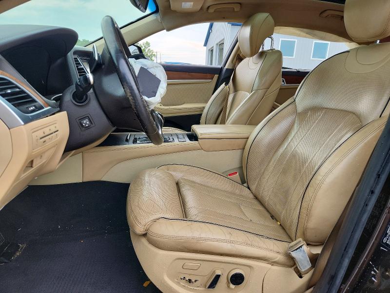 2015 Hyundai Genesis VIN KMHGN4JF9FU060026 COPART salvage auction — FRONT END, Oh - Cert Of Title-Salvage, sold $90 on 2026-07-21 (photo 7)