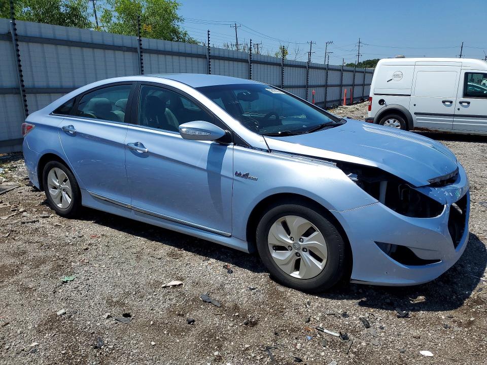 2013 Hyundai VIN KMHEC4A48DA099328 COPART salvage auction — FRONT END, Il - Salvage Certificate, sold $250 on 2026-07-29 (photo 4)