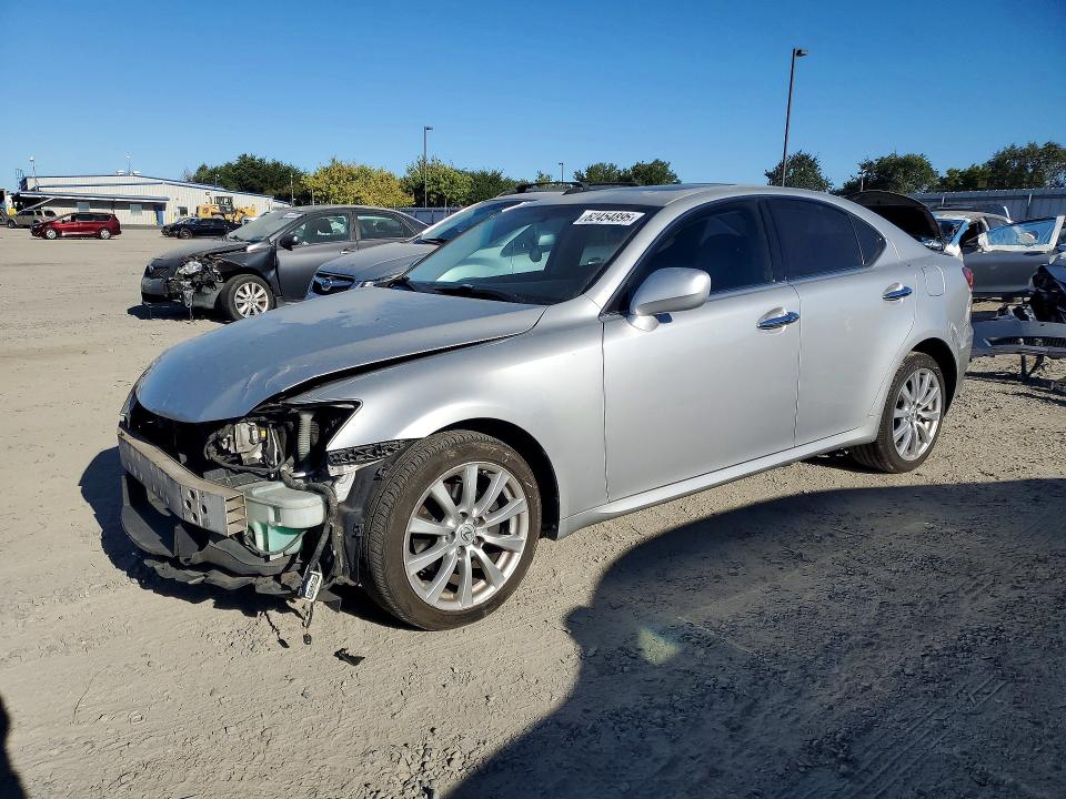 2007 Lexus Is 250 VIN JTHCK262475014703 COPART salvage auction — FRONT END, CA - SALVAGE CERTIFICATE, sold $15 on 2026-07-30 (photo 1)
