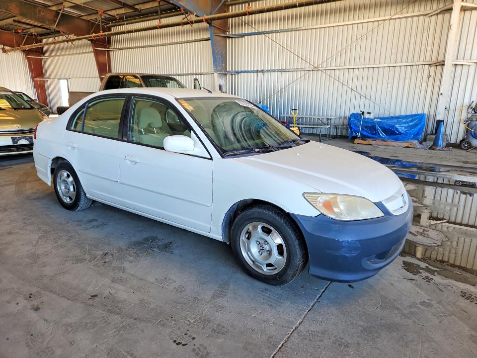 2004 Honda Civic hybrid VIN JHMES96674S011375 COPART salvage auction — MINOR DENT/SCRATCHES, Ca - Dis/Dlr/Exp App For Dup Clean, sold $250 on 2026-07-20 (photo 4)