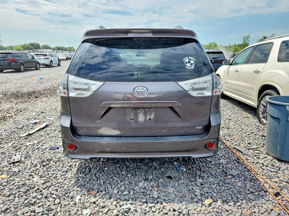 2013 Toyota Sienna VIN 5TDXK3DC3DS360963 COPART salvage auction — MINOR DENT/SCRATCHES, Il - Certificate Of Title, sold $1,550 on 2026-07-20 (photo 6)