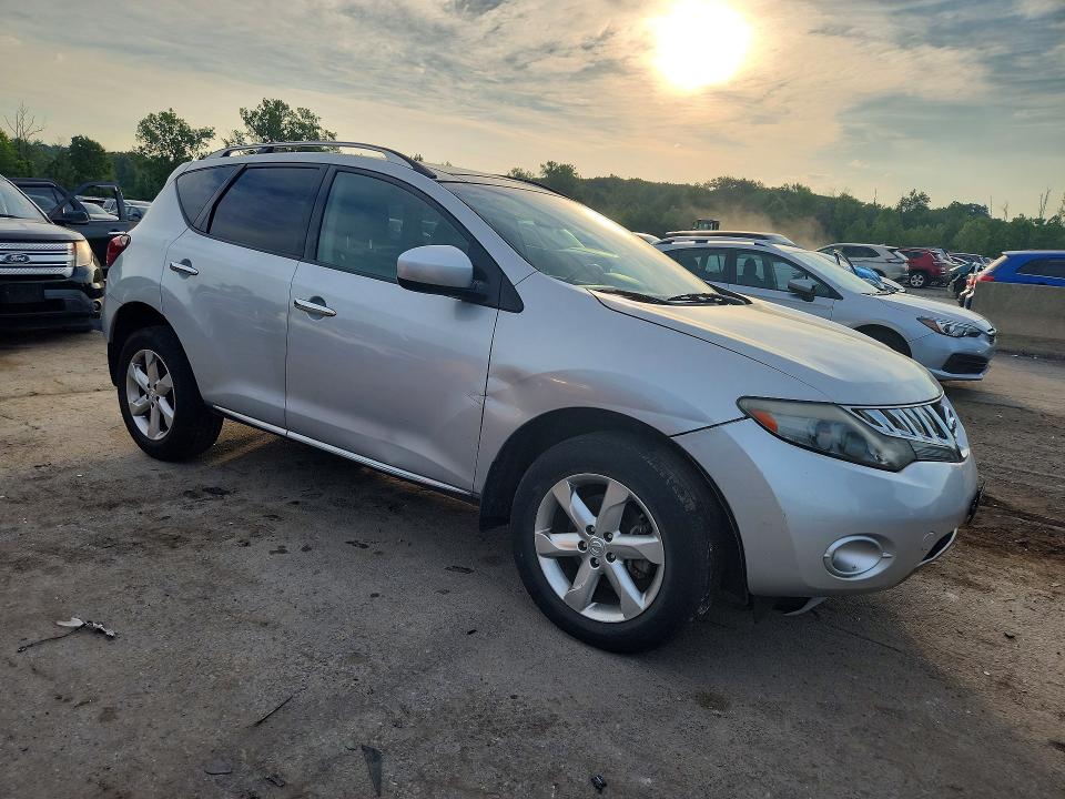 2010 Nissan Murano VIN JN8AZ1MW7AW133842 COPART salvage auction — FRONT END, Ny - Mv-907A Salvage Certificate, sold $400 on 2026-07-23 (photo 4)