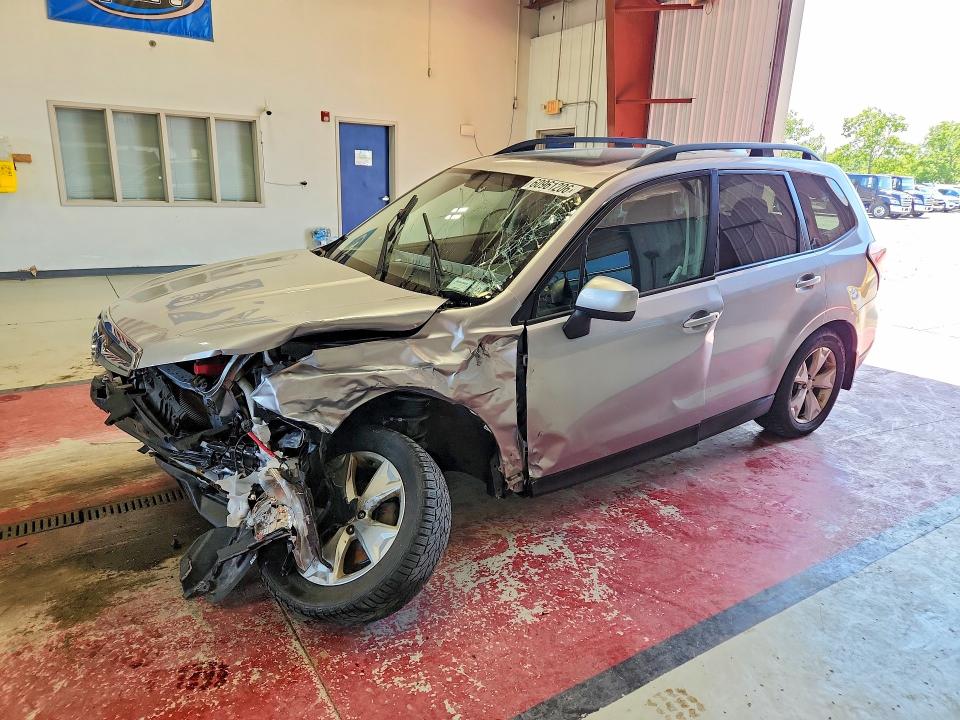 2016 Subaru Forester VIN JF2SJADC4GH426092 COPART salvage auction — FRONT END, NY - MV-907A SALVAGE CERTIFICATE, sold $525 on 2026-07-20 (photo 1)