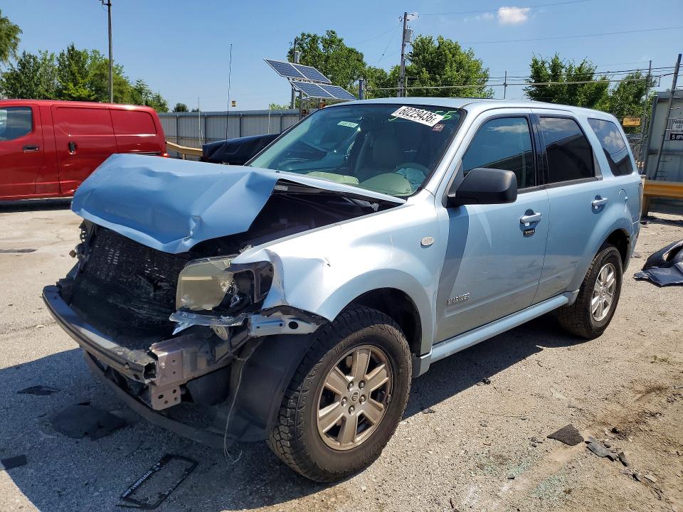 2008 Mercury Mariner VIN 4M2CU91158KJ49155 COPART salvage auction — FRONT END, IN - CERT OF TITLE-SALVAGE TITLE, sold $325 on 2026-09-21 (photo 1)