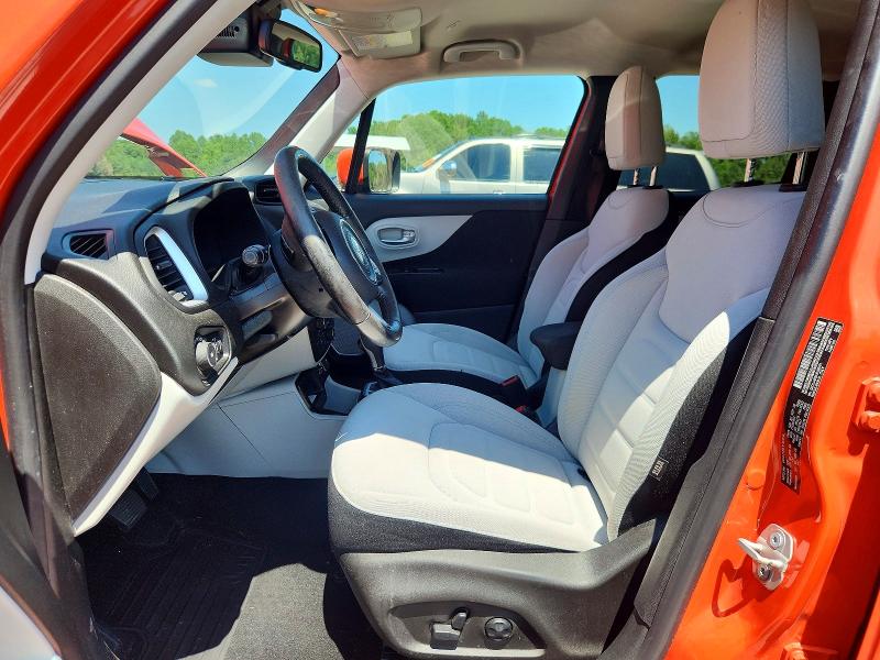 2018 Jeep Renegade VIN ZACCJABB6JPJ59791 COPART salvage auction — FRONT END, VA - CERT OF TITLE - SALVAGE, sold $1,100 on 2026-07-27 (photo 7)