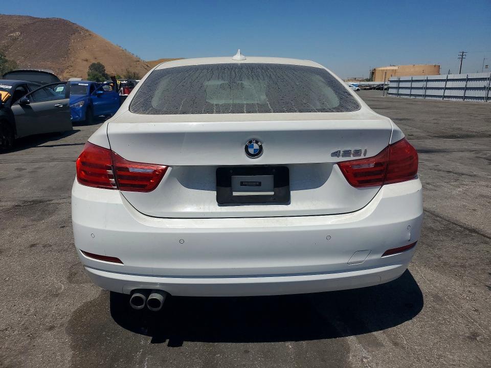 2015 BMW 4er VIN WBA4A9C58FGL85959 COPART salvage auction — VANDALISM, Ca - Salvage Certificate, sold $825 on 2026-07-23 (photo 6)