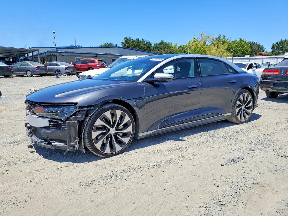 2022 Lucid Air VIN 50EA1GBA7NA005998 COPART salvage auction — FRONT END, Salvage Title, sold $3,100 on 2026-07-21 (photo 1)