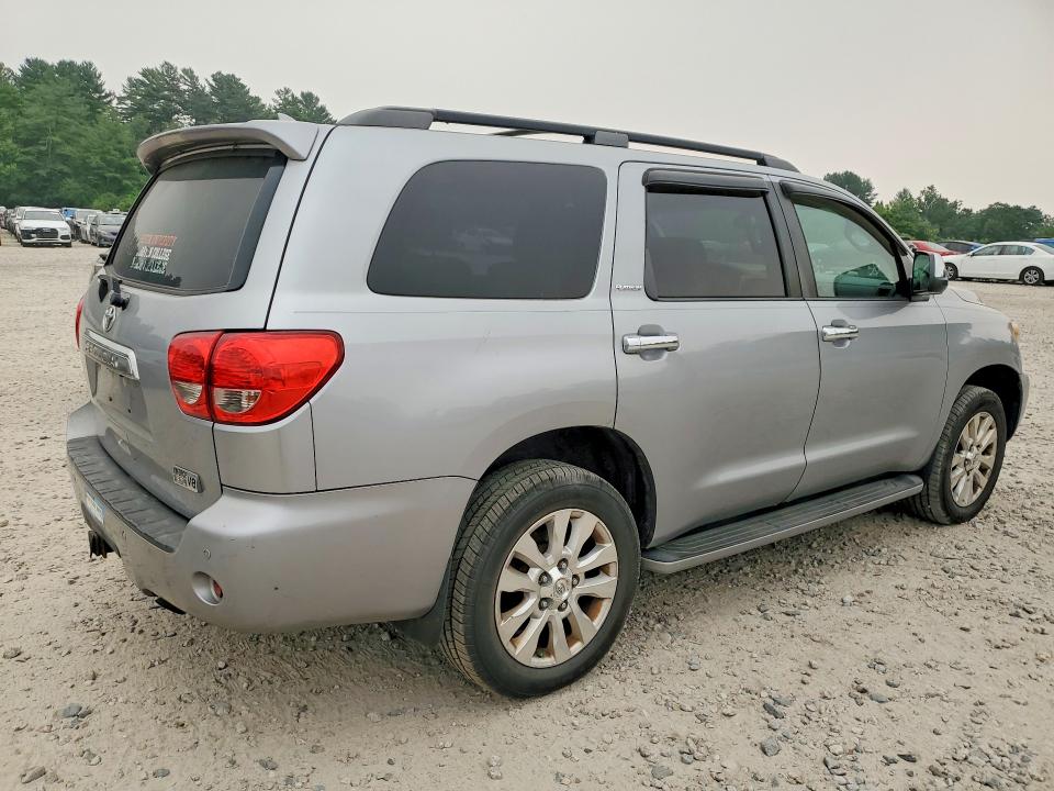 2011 Toyota Sequoia VIN 5TDDY5G18BS049968 COPART salvage auction — MINOR DENT/SCRATCHES, MA - CERTIFICATE OF TITLE, sold $5,700 on 2026-08-10 (photo 3)
