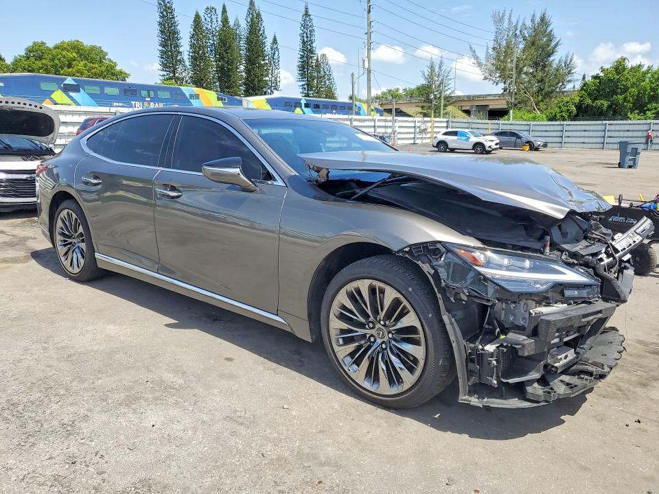 2021 Lexus Ls VIN JTHD51FF6M5015419 COPART salvage auction — FRONT END, Fl - Cert Of Title Slvg Rebuildable, sold $13,000 on 2026-07-29 (photo 4)