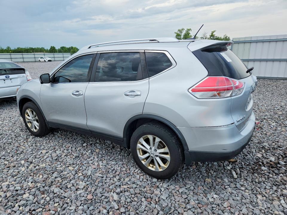 2016 Nissan Rogue VIN KNMAT2MV8GP618472 COPART salvage auction — REAR END, Wi - Certificate Of Title, sold $1,100 on 2026-07-27 (photo 2)