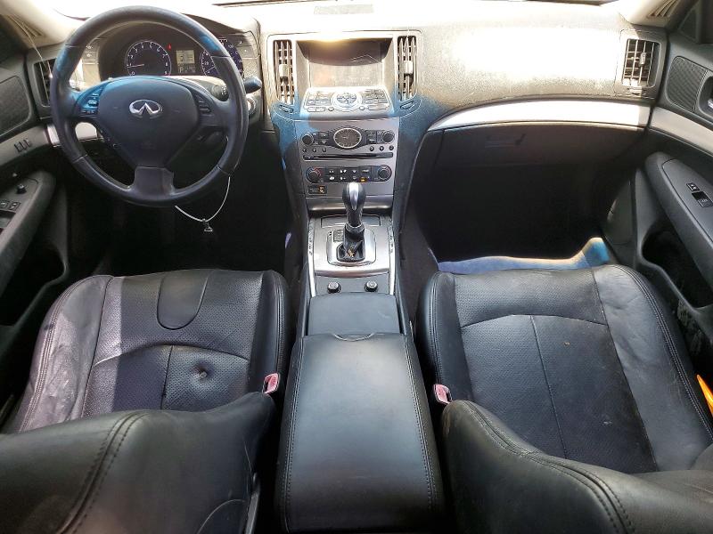 2010 Infiniti G37 VIN JN1CV6AP9AM401315 COPART salvage auction — REAR END, CA - DIS/DLR/EXP ONLY CLEAN TITLE, sold $425 on 2026-07-24 (photo 8)