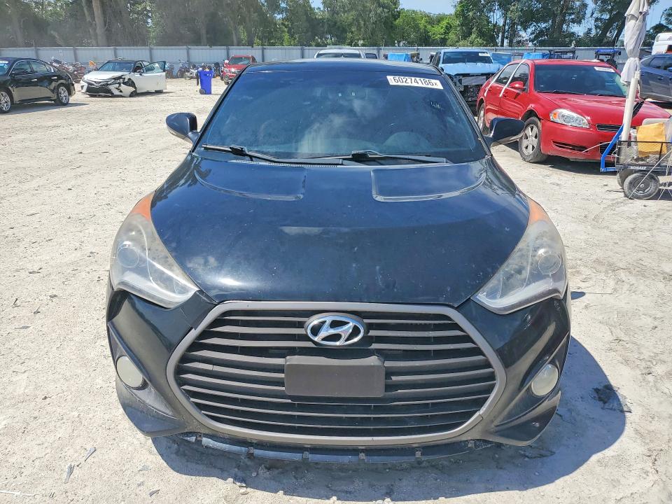 2016 Hyundai Veloster VIN KMHTC6AE7GU296473 COPART salvage auction — MECHANICAL, Fl - Certificate Of Title, sold $575 on 2026-07-28 (photo 5)
