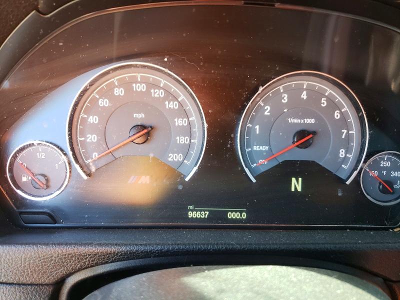 2018 BMW M4 VIN WBS4Y9C5XJAC86890 COPART salvage auction — SIDE, CA - DIS/DLR/EXP ONLY CLEAN TITLE (P), sold $19,600 on 2026-10-20 (photo 9)