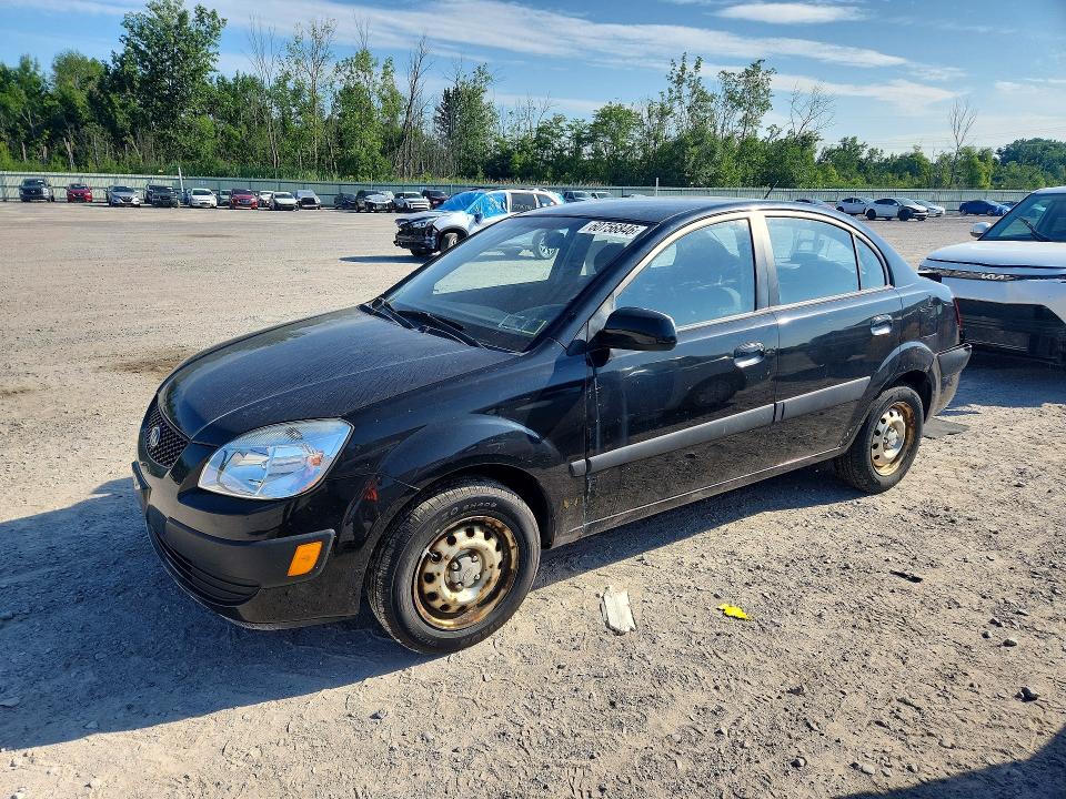 2008 Kia Rio VIN KNADE123586410136 COPART salvage auction — REAR END, NY - MV-907A SALVAGE CERTIFICATE, sold $375 on 2026-07-27 (photo 1)
