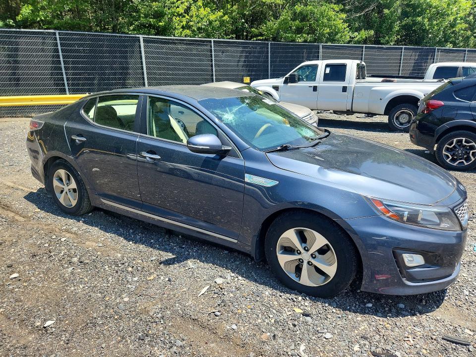 2014 Kia Optima VIN KNAGM4AD6E5064188 COPART salvage auction — FRONT END, Md - Cert Of Salvage > 75% Damage, sold $550 on 2026-07-21 (photo 4)