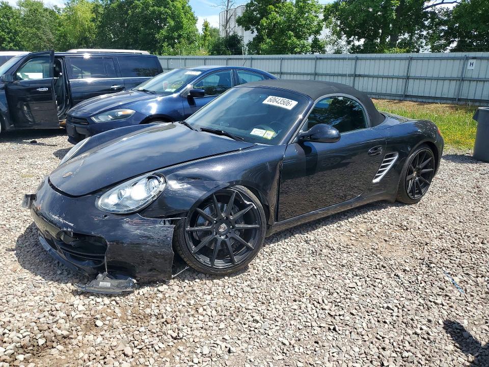 2009 Porsche Boxster VIN WP0CA298X9S710149 COPART salvage auction — FRONT END, Ny - Mv-907A Salvage Certificate, sold $4,550 on 2026-07-15 (photo 1)