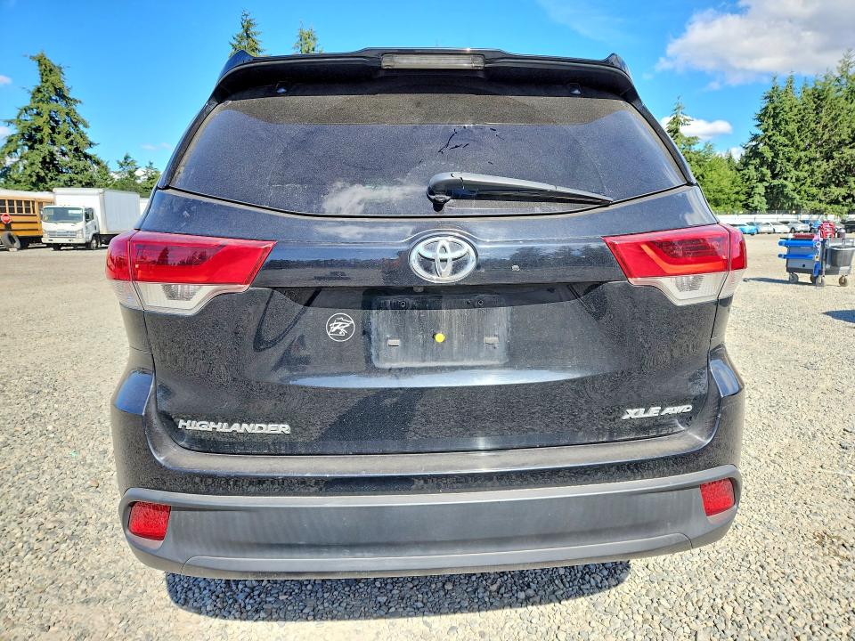 2018 Toyota Highlander VIN 5TDJZRFH9JS905993 COPART salvage auction — SIDE, Wa - Bill Of Sale, sold $6,300 on 2026-07-21 (photo 6)