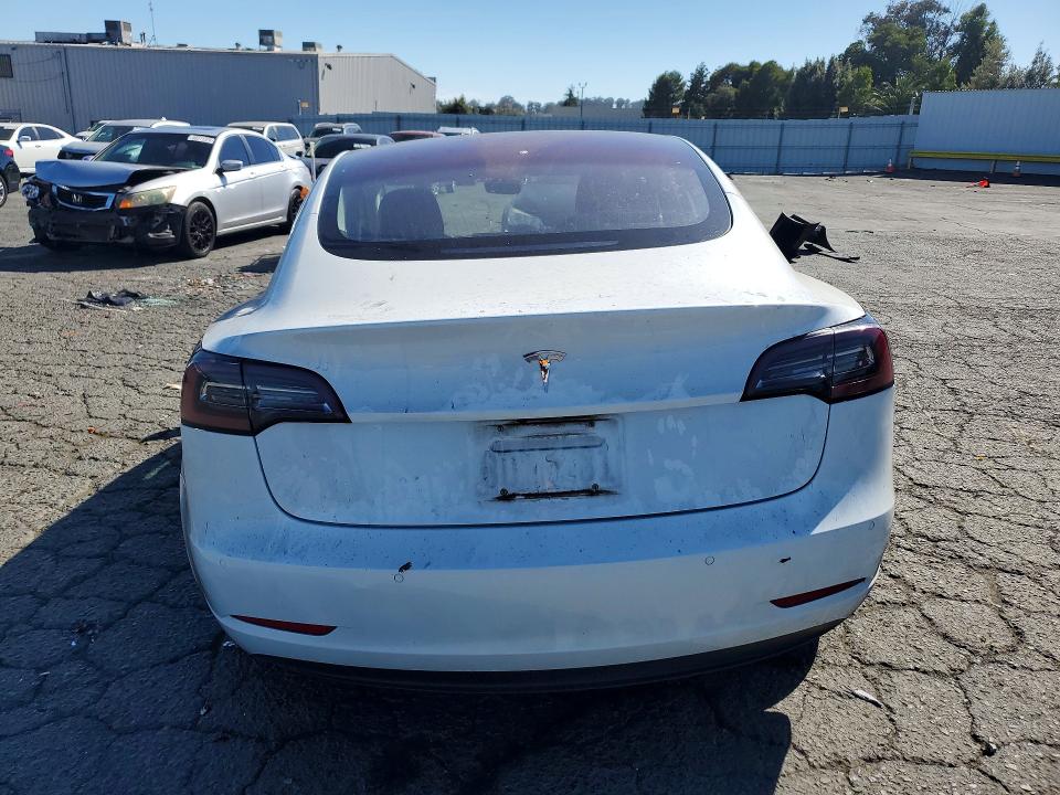 2018 Tesla Model 3 VIN 5YJ3E1EA1JF014773 COPART salvage auction — FRONT END, Ca - Salvage Certificate, sold $3,650 on 2026-07-24 (photo 6)