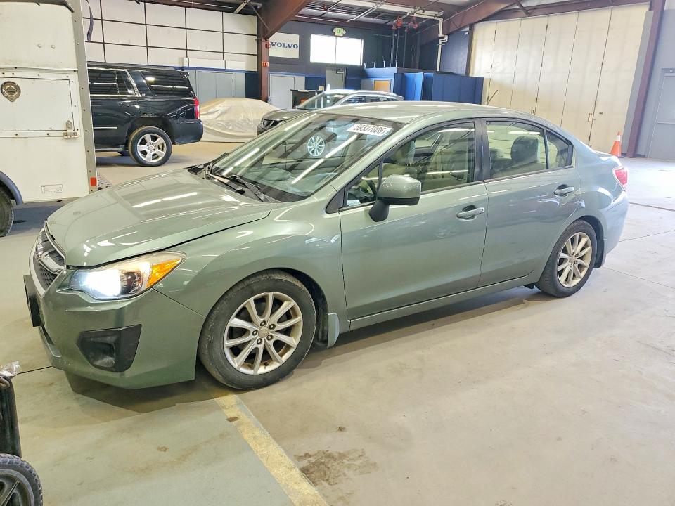2014 Subaru Impreza VIN JF1GJAC65EH018283 COPART salvage auction — FRONT END, MA - CERT OF TITLE-SALVAGE, sold $525 on 2026-07-16 (photo 1)