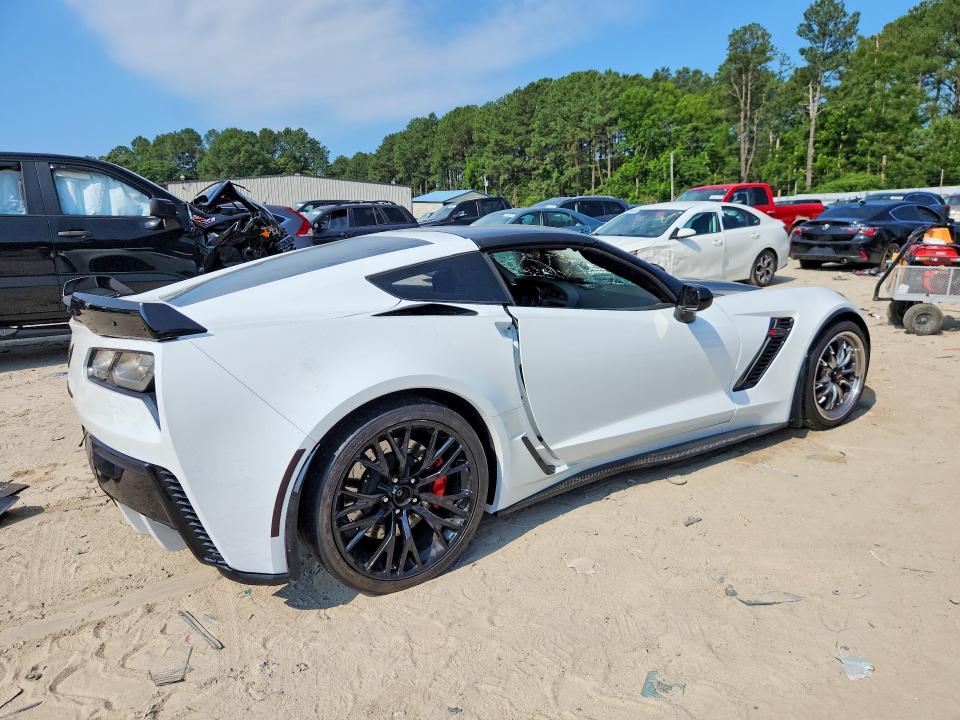 2015 Chevrolet Corvette VIN 1G1YR2D68F5600420 COPART salvage auction — Burn Engine, MD - CERT OF SALVAGE > 75% DAMAGE (P), sold $28,250 on 2026-07-28 (photo 3)