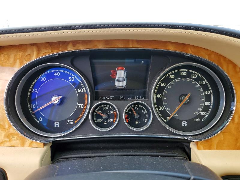 2014 Bentley Flying spur VIN SCBEC9ZAXEC089842 COPART salvage auction — REAR END, Ia - Cert Of Title-Salvage Title, sold $24,100 on 2026-08-26 (photo 9)