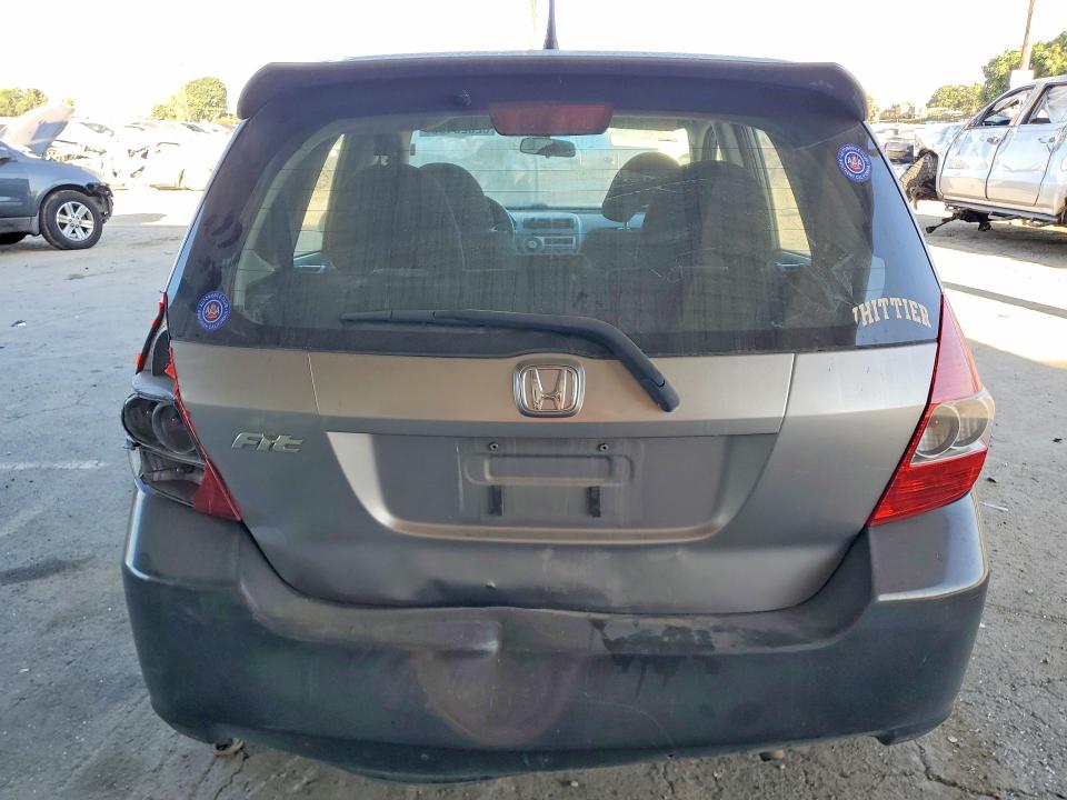 2007 Honda Fit VIN JHMGD37607S009972 COPART salvage auction — FRONT END, CA - SALVAGE CERTIFICATE, sold $575 on 2026-07-30 (photo 6)