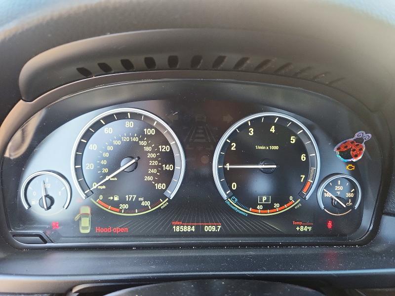 2015 BMW 5 series VIN WBA5B1C5XFD919614 COPART salvage auction — REAR END, CA - SALVAGE CERTIFICATE, sold $975 on 2026-08-10 (photo 9)