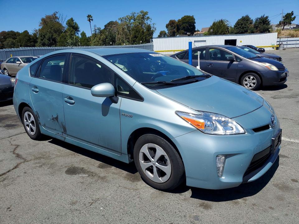 2012 Toyota Prius VIN JTDKN3DU8C5507938 COPART salvage auction — SIDE, Co - Dis/Dlr/Exp Only Clean Title, sold $2,900 on 2026-07-31 (photo 4)