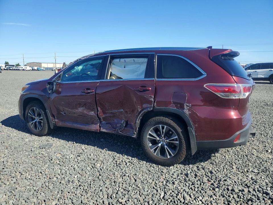 2016 Toyota Highlander VIN 5TDJKRFH7GS271838 COPART salvage auction — SIDE, Wa - Bill Of Sale, sold $200 on 2026-07-22 (photo 2)