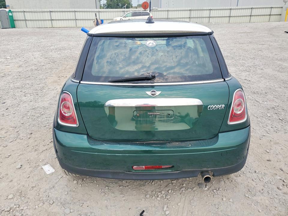 2013 Mini Cooper VIN WMWSU3C53DT549666 COPART salvage auction — REAR END, Oh - Certificate Of Title, sold $225 on 2026-07-31 (photo 6)