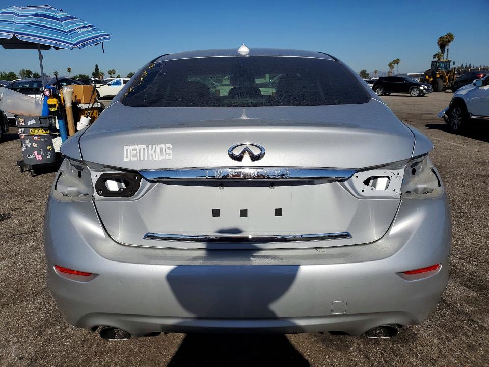 2017 Infiniti Q50 VIN JN1EV7AP9HM738575 COPART salvage auction — STRIPPED, Ca - Salvage Certificate, sold $60 on 2026-07-24 (photo 6)