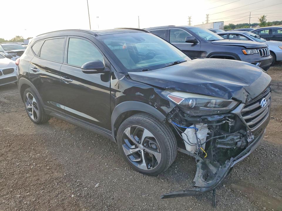 2016 Hyundai Tucson VIN KM8J3CA27GU156113 COPART salvage auction — FRONT END, MI - CERTIFICATE OF TITLE, sold $2,750 on 2026-07-14 (photo 4)