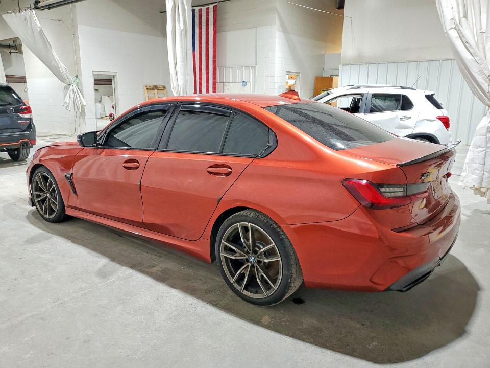 2021 BMW M3 VIN 3MW5U9J04M8B92187 COPART salvage auction — FRONT END, Ny - Mv-907A Salvage Certificate, sold $17,300 on 2026-09-04 (photo 2)