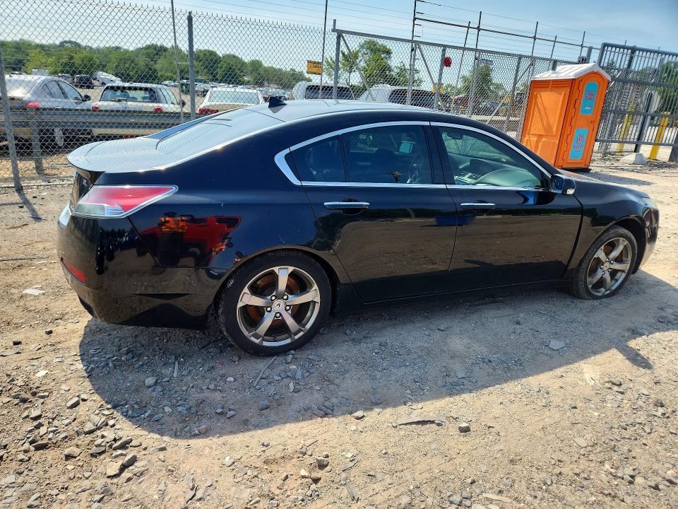 2010 Acura Tl VIN 19UUA9F59AA008634 COPART salvage auction — MECHANICAL, MD - CERTIFICATE OF TITLE, sold $500 on 2026-07-28 (photo 3)